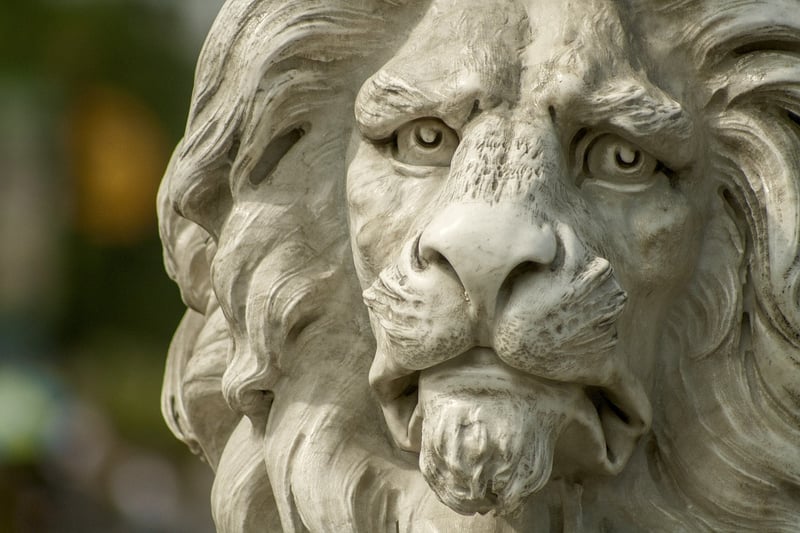 Lion representing strength and moral responsibility